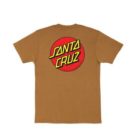 サンタ クルーズ Santa Cruz Skateboards Classic Dot Short Sleeve Tee (Brown Sugar) T-Shirt メンズ