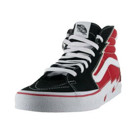 バンズ Vans SK8-Hi Bolt Sneakers (Black/Red) Skate Shoes メンズ