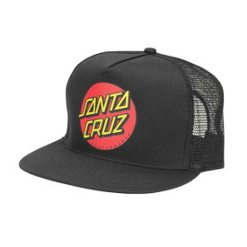 サンタ クルーズ Santa Cruz Classic Dot Trucker Snapback Hat (Black) Men's 5-Panel Skate Cap メンズ