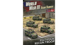Battlefront Miniatures Feltvogn Recon Troop Norwegian (x5) WWIII Team Yankee