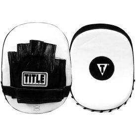Title Boxing Cobra Leather Punch Mitts - Black/White メンズ