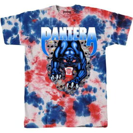 Bravado Pantera - Panther - Dye Wash Blue t-shirt メンズ