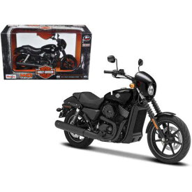 Maisto 1/12 Model Motorcycle 2015 Harley Davidson Street 750 Steerable Wheels