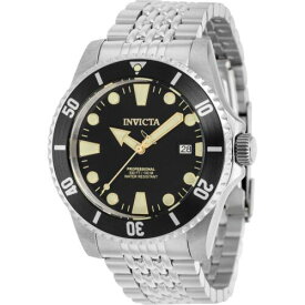 Invicta Men's Watch Pro Diver Automatic Black Dial Bracelet Date Display 39755 メンズ