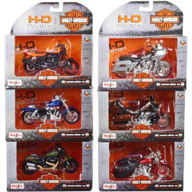Maisto 1/18 Diecast Motorcycle Models 6 Piece Set Harley-Davidson Series 42