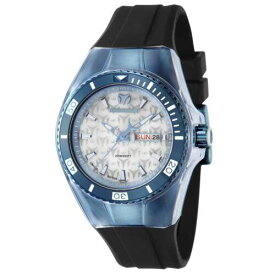 Technomarine Women's Watch Cruise Blue Case White Dial Silicone Strap TM-121222 レディース