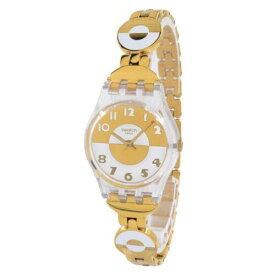 スウォッチ Swatch Women's Watch Masterglam Quartz Silver and Gold Tone Dial Bracelet LK369G レディース