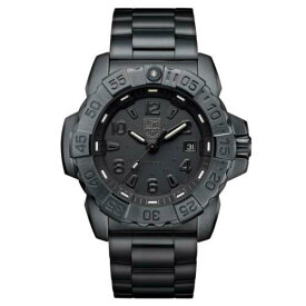 ルミノックス Luminox Men's Watch Navy Seal Steel 3250 Black Dial Steel Bracelet 3252.BO メンズ