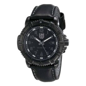 ルミノックス Luminox 7251.BO Women's Modern Mariner Black Dial Leather Strap Watch レディース