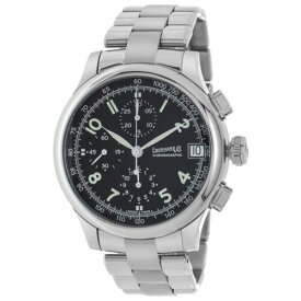 Eberhard & Co. Men's Watch Traversetolo Chronograph Black Dial 31051.3 メンズ