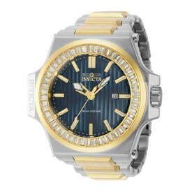 Invicta Men's Watch Akula Date Display Blue Dial Stainless Steel Bracelet 43384 メンズ