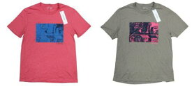 カルバンクライン Calvin Klein Mens Relaxed Fit Logo Graphic Print T-Shirt メンズ