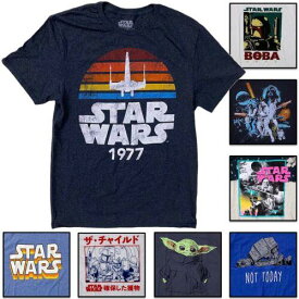 スター Star Wars Men's Officially Licensed Movie Retro Vintage Graphic Tee T-Shirt メンズ