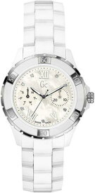 ゲス Guess Collection GC Women's Sport XL-S Diamond Mother-of-Pearl Ceramic Watch レディース