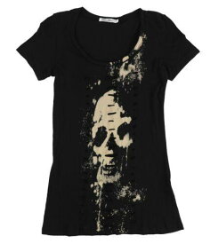 Sweet & Toxic Womens Distressed Splatter Graphic T-Shirt Black Small レディース