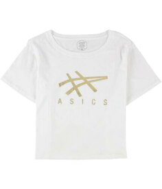 ASICS アシックス Asics Womens Foil Stripe Graphic T-Shirt レディース