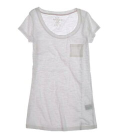 Ecko Unltd. Womens Ss Solid Scpnk Graphic T-Shirt White Medium レディース