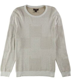 Tasso Elba Mens Dot Jacquard Pullover Sweater メンズ