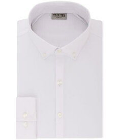 ケネスコール Kenneth Cole Mens Techni-Cole Button Up Dress Shirt white 14.5 メンズ