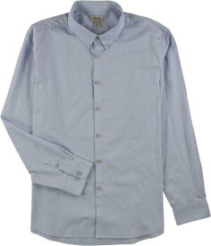 ケネスコール Kenneth Cole Mens Printed Button Up Shirt Blue XX-Large メンズ
