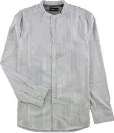 ケネスコール Kenneth Cole Mens Stripes Button Up Shirt White XX-Large メンズ