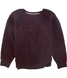 カルバンクライン Calvin Klein Womens Logo Sweatshirt Purple 2X レディース