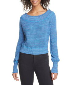 フリーピーポー Free People Womens Sugar Rush Pullover Sweater Blue X-Large レディース