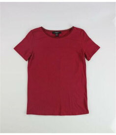 MaxMara Womens Sheer Trim Neckline Basic T-Shirt Red X-Small レディース