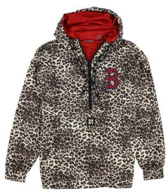 ディーケーエヌワイ DKNY Womens Leopard Boston Red Sox Windbreaker Jacket Multicoloured Small レディース