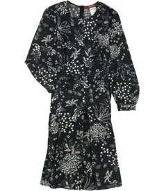 MaxMara Womens Floral Sheath Dress Black 4 レディース