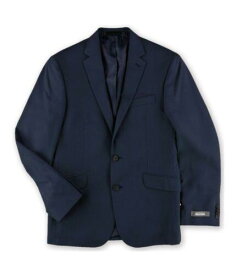 ケネスコール Kenneth Cole Mens Pin Stripe Two Button Blazer Jacket Blue 38 Short メンズ