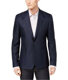 ディーケーエヌワイ DKNY Mens Modern-Fit One Button Blazer Jacket Blue 40 Regular メンズ