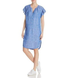 ジョイー Joie Womens Fermina Shirt Dress Blue Small レディース