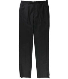 カルバンクライン Calvin Klein Mens Solid Dress Pants Slacks Black 34W x UnfinishedL メンズ
