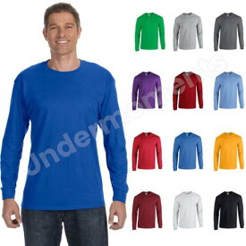 ギルダン Gildan Mens T-Shirt Long Sleeve Heavy Cotton 5.3 oz R-G540 S-2XL メンズ