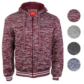 Unbranded Men's Athletic Soft Sherpa Lined Fleece Zip Up Hoodie Sweater Jacket メンズ
