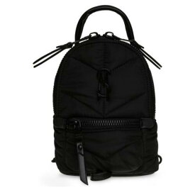 メデン Steve Madden Womens Jaydon Black Quilted Dome Backpack Handbags Medium レディース