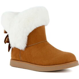 ジューシー クチュール Juicy Couture Womens Faux Suede Cozy Pull On Winter & Snow Boots Shoes レディース