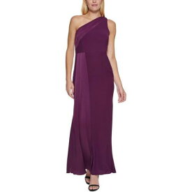 ヴィンス Vince Camuto Womens Purple One Shoulder Pleated Evening Dress Gown 12 レディース