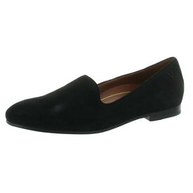 バイオニック Vionic Womens Willa Black Suede Slip On Flats Shoes 10 Medium (B M) レディース