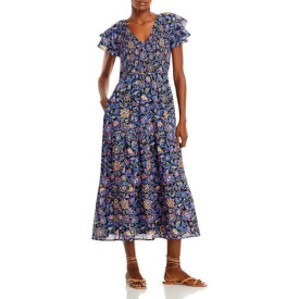 Banjanan Womens IRA Smocked Long Summer Fit & Flare Dress レディース