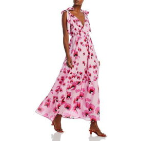 Banjanan Womens Cosmos Pink Cotton Long Casual Maxi Dress XS レディース