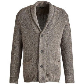 Benson Mens Beige Wool Blend Shawl Collar Cardigan Sweater XL メンズ