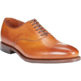 アレンエドモンズ Allen Edmonds Mens Carlyle Tan Leather Dress Derby Shoes 8 Medium (D) メンズ