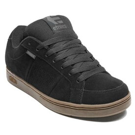 エトニーズ Etnies Men's Kingpin Low Top Sneaker Shoes Black/Dark Gray/Gum Footwear Skate... メンズ