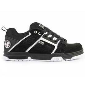 ディーブイエス DVS Men's Comanche Low Top Sneaker Shoes Black/White Clothing Apparel Skatebo... メンズ