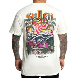 Sullen Men's R-N-R Premium Antique White Short Sleeve T Shirt Clothing Appare... メンズ