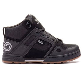 ディーブイエス DVS Men's Comanche Boot Black Reflective Charcoal Hi Top Sneaker Shoes Clothi... メンズ