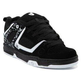 ディーブイエス DVS Men's Gambol Low Top Sneaker Shoes Black White Footwear Skateboarding Ska... メンズ