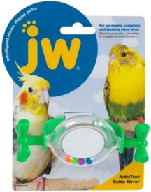 JW Pet JW Insight Rattle Mirror Bird Toy Rattle Mirror Bird Toy